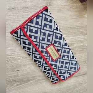 tommyhilfiger wallet red navy logo